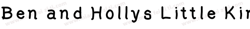 Ben and Hollys Little Kingdom字体转换